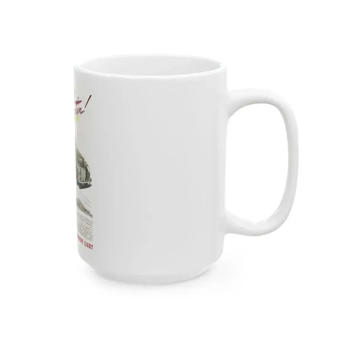 Ford Mercury advertisement, 1939 - White Coffee Mug - Go Mug Yourself