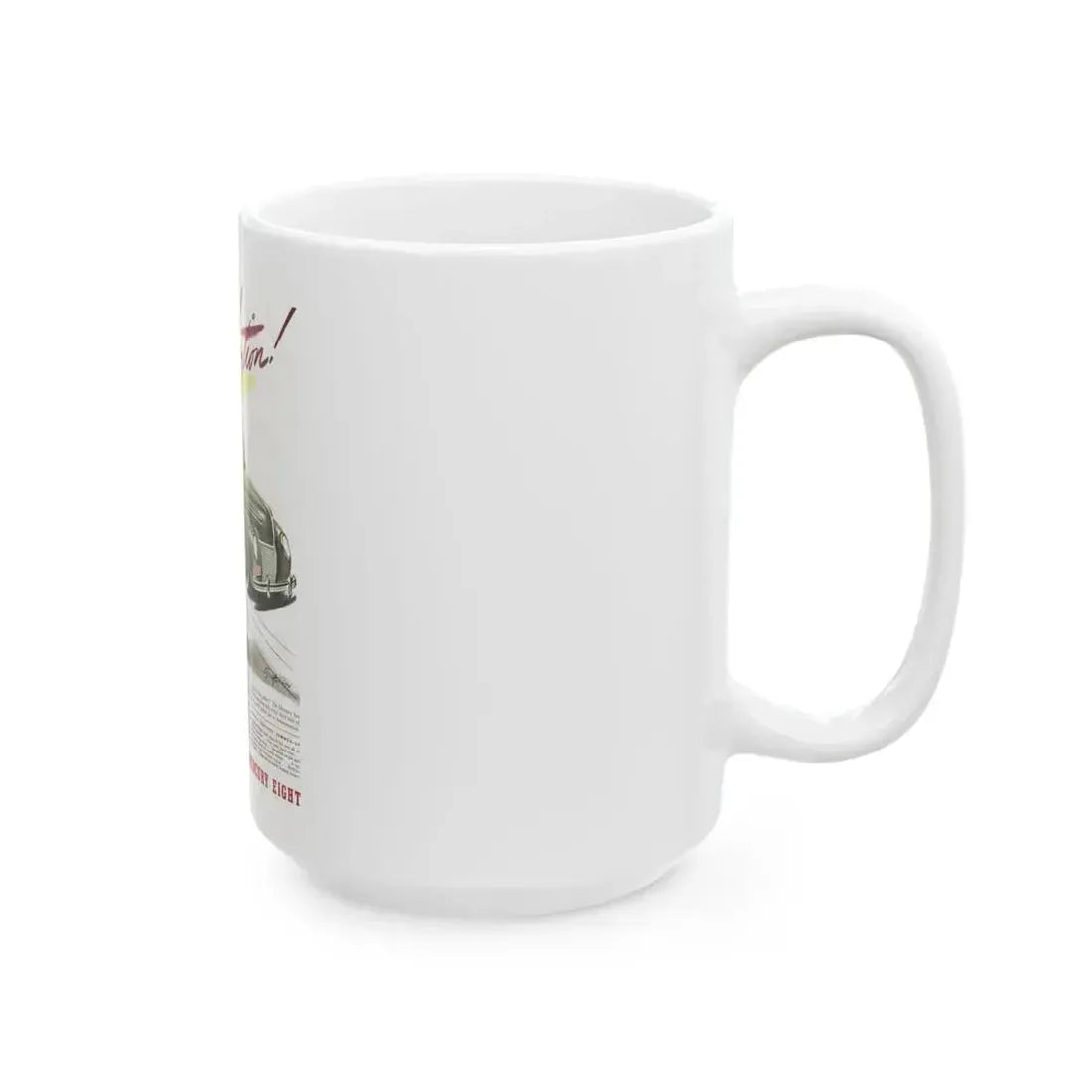 Ford Mercury advertisement, 1939 - White Coffee Mug - Go Mug Yourself