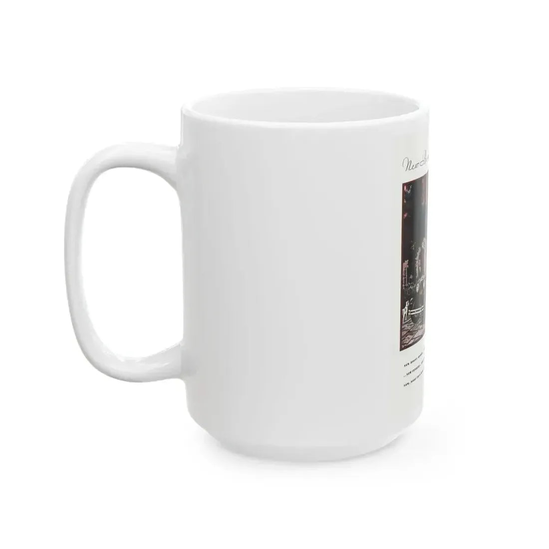 Ford Sedan ad, McCall's, March 1930 - White Coffee Mug - Go Mug Yourself