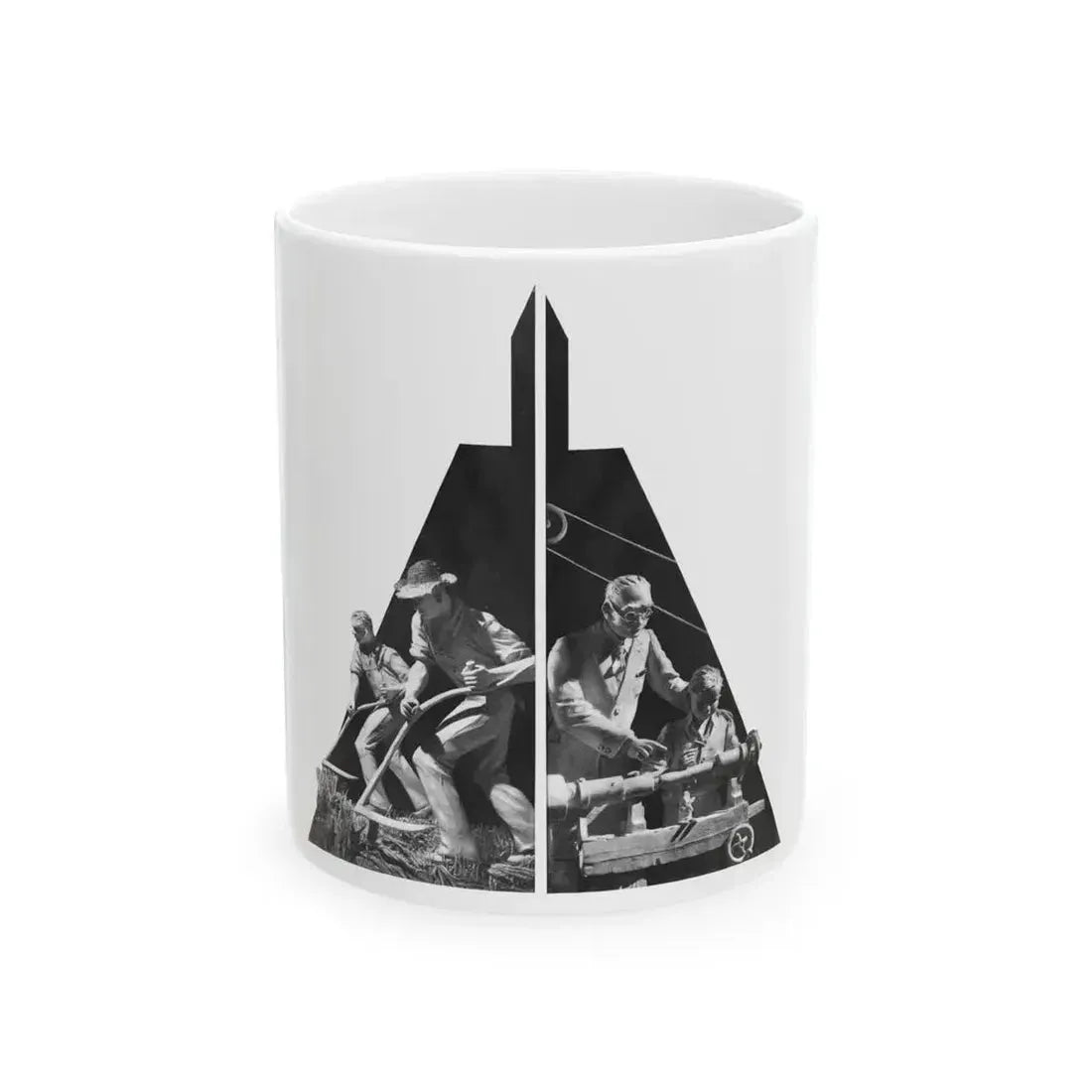 Ford vs Wiggins, 1934 - White Coffee Mug 11oz - Go Mug Yourself