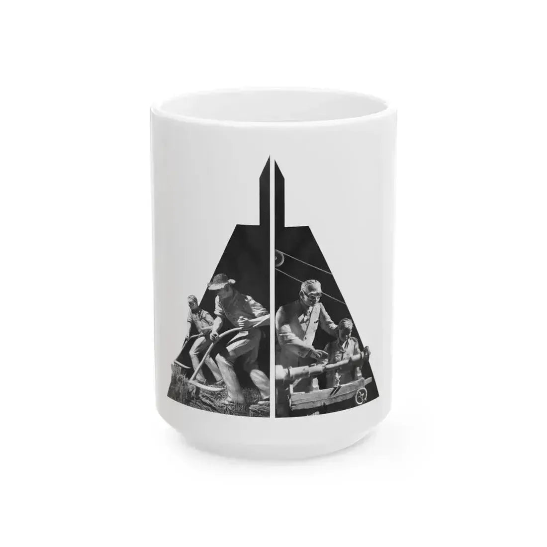 Ford vs Wiggins, 1934 - White Coffee Mug 15oz - Go Mug Yourself