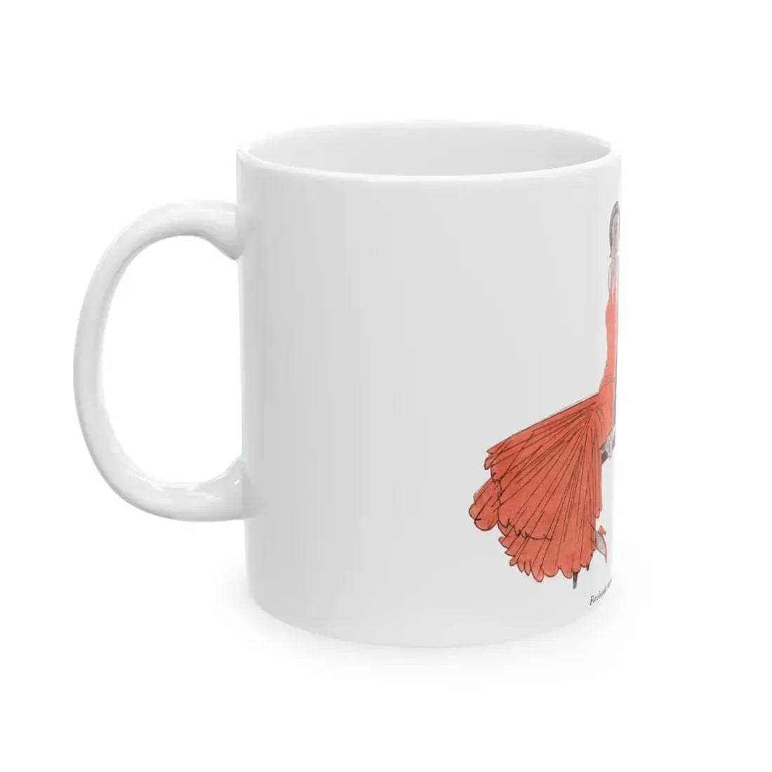 Foreheads Are Looking Up, McCall's, February 1930 - White Coffee Mug - Go Mug Yourself