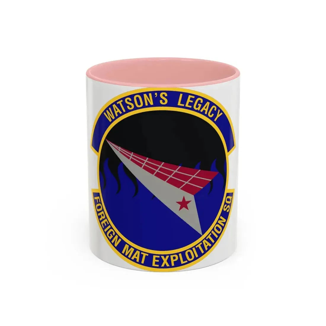 Foreign Material Exploitation Squadron (U.S. Air Force) Accent Coffee Mug 11oz Pink - Go Mug Yourself