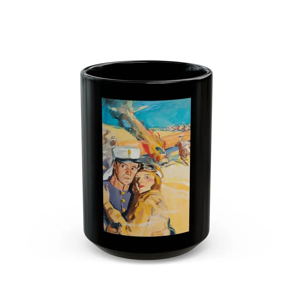 Foreign Territory, movie poster preliminary art - Black Coffee Mug 15oz - Go Mug Yourself