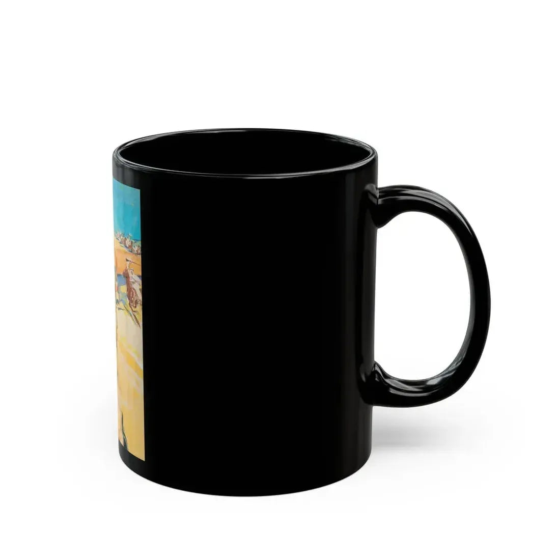 Foreign Territory, movie poster preliminary art - Black Coffee Mug - Go Mug Yourself