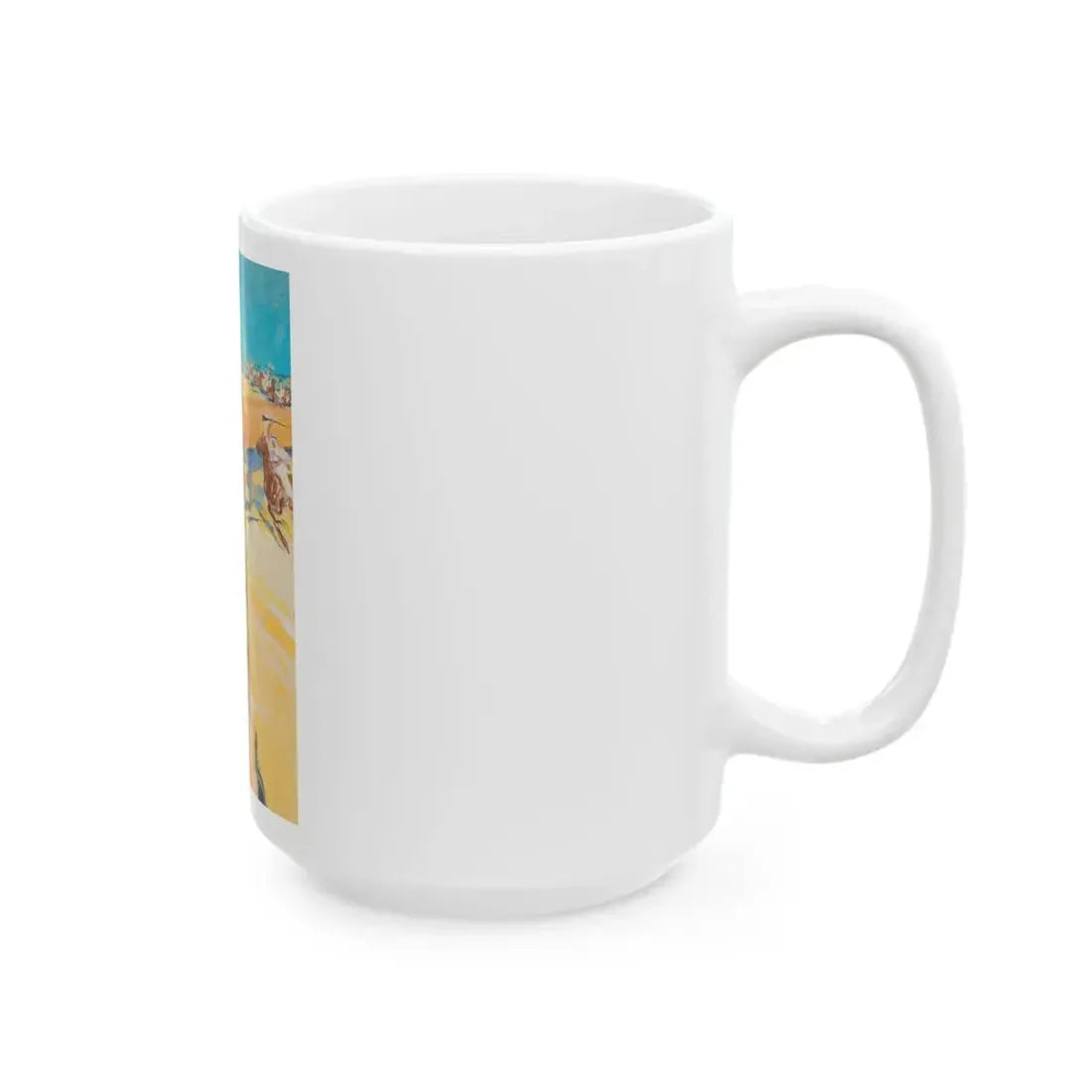 Foreign Territory, movie poster preliminary art - White Coffee Mug - Go Mug Yourself