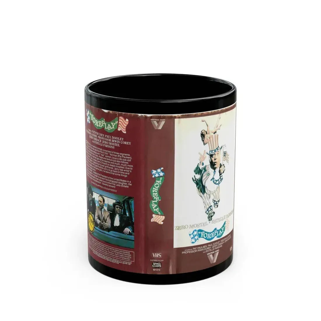FOREPLAY (VHS COVER) - Black Coffee Mug 11oz - Go Mug Yourself