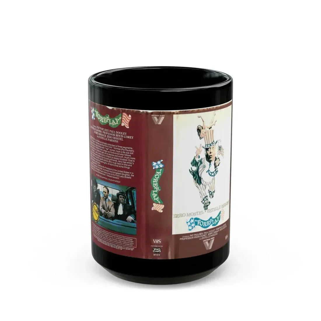 FOREPLAY (VHS COVER) - Black Coffee Mug 15oz - Go Mug Yourself