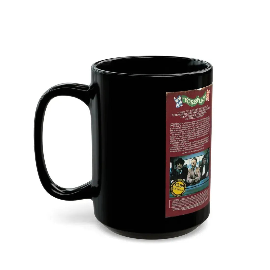 FOREPLAY (VHS COVER) - Black Coffee Mug - Go Mug Yourself