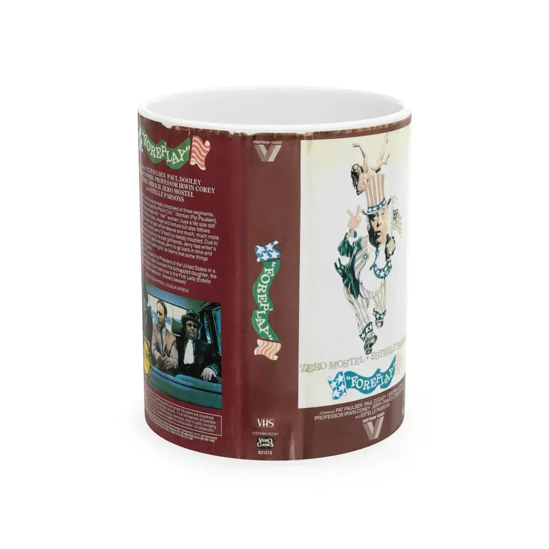 FOREPLAY (VHS COVER) - White Coffee Mug 11oz - Go Mug Yourself