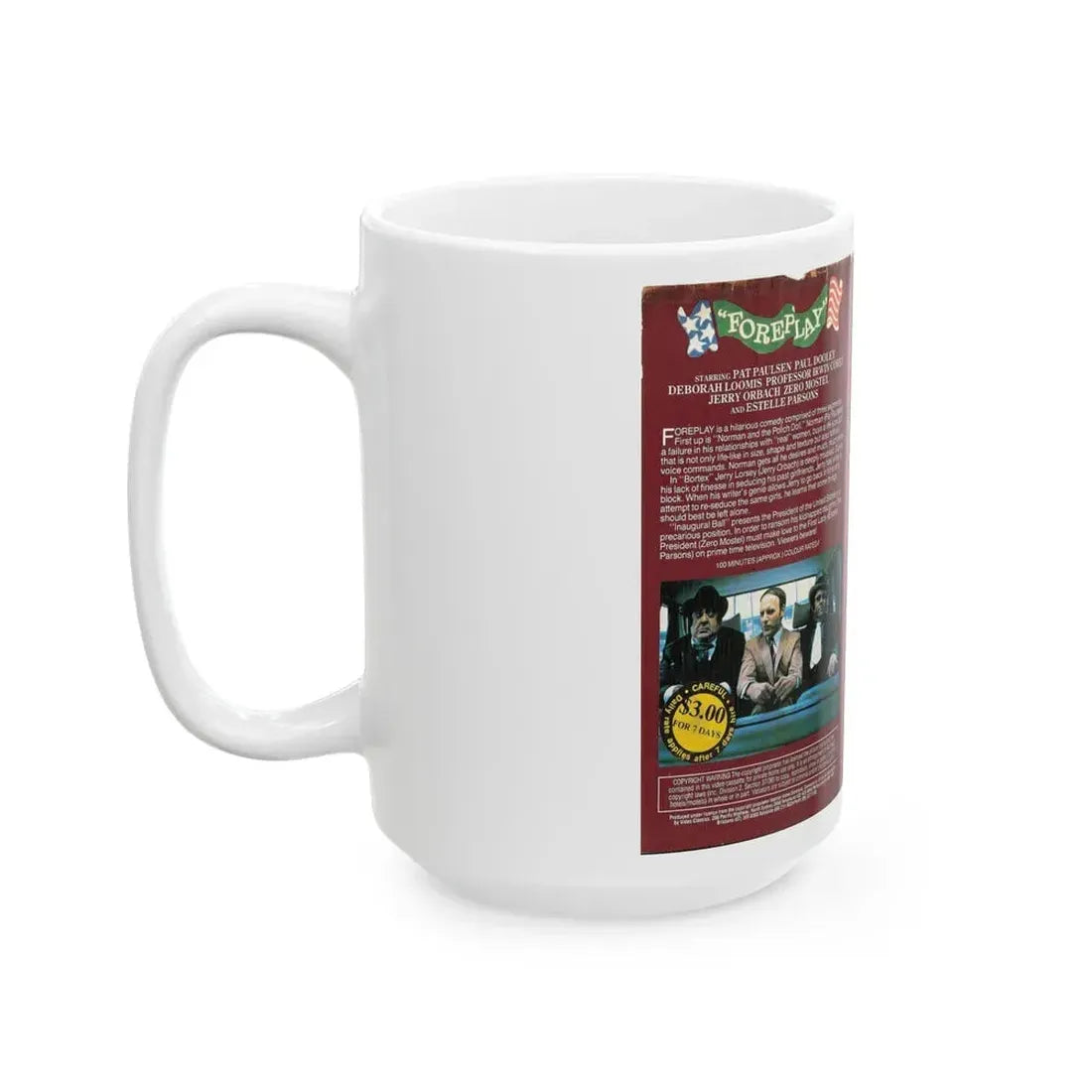 FOREPLAY (VHS COVER) - White Coffee Mug - Go Mug Yourself