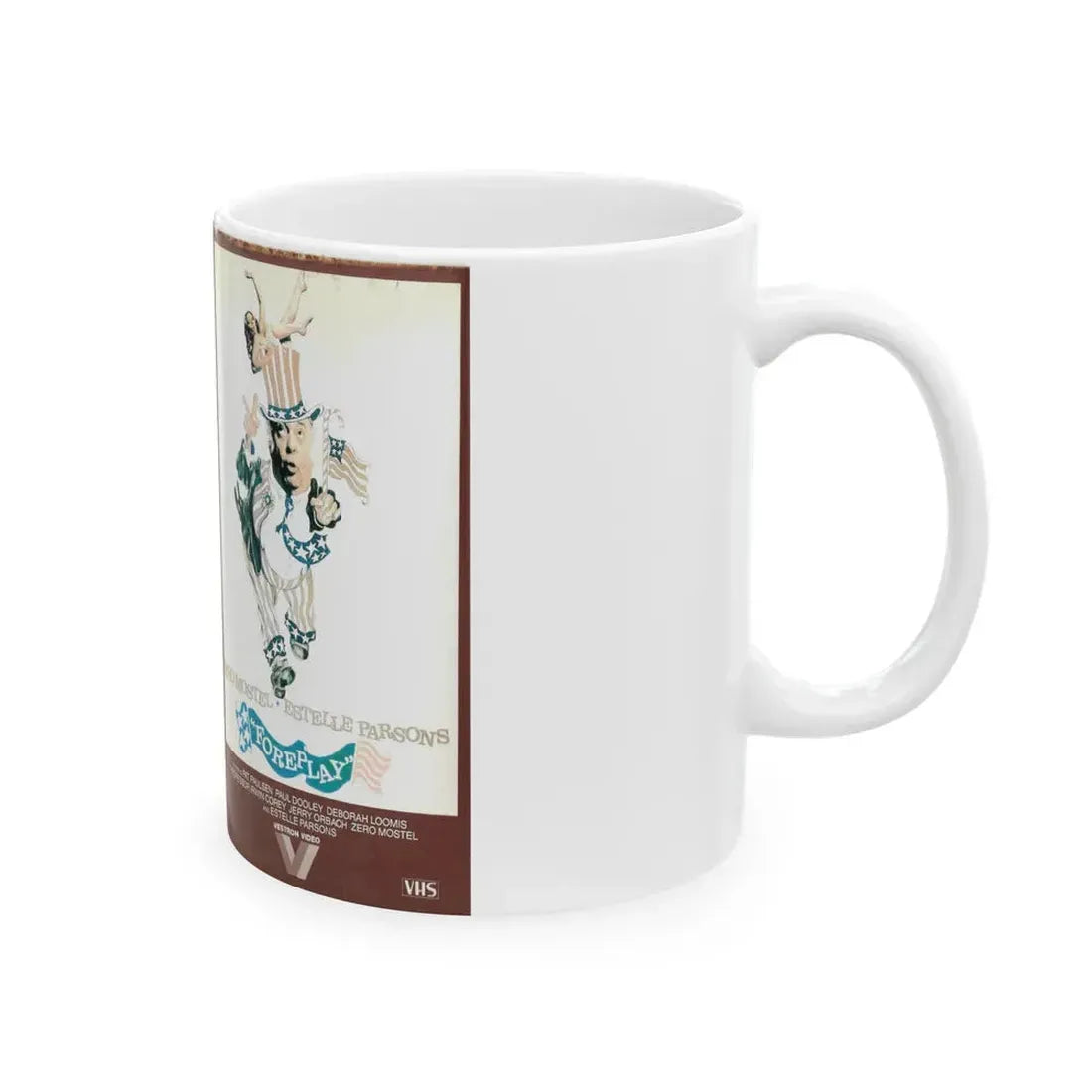 FOREPLAY (VHS COVER) - White Coffee Mug - Go Mug Yourself