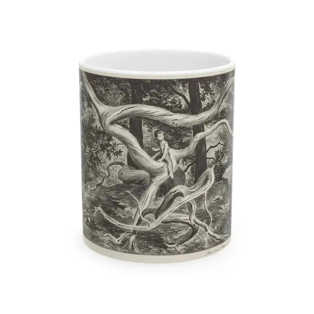 Forest Flight, 1938 - White Coffee Mug 11oz - Go Mug Yourself