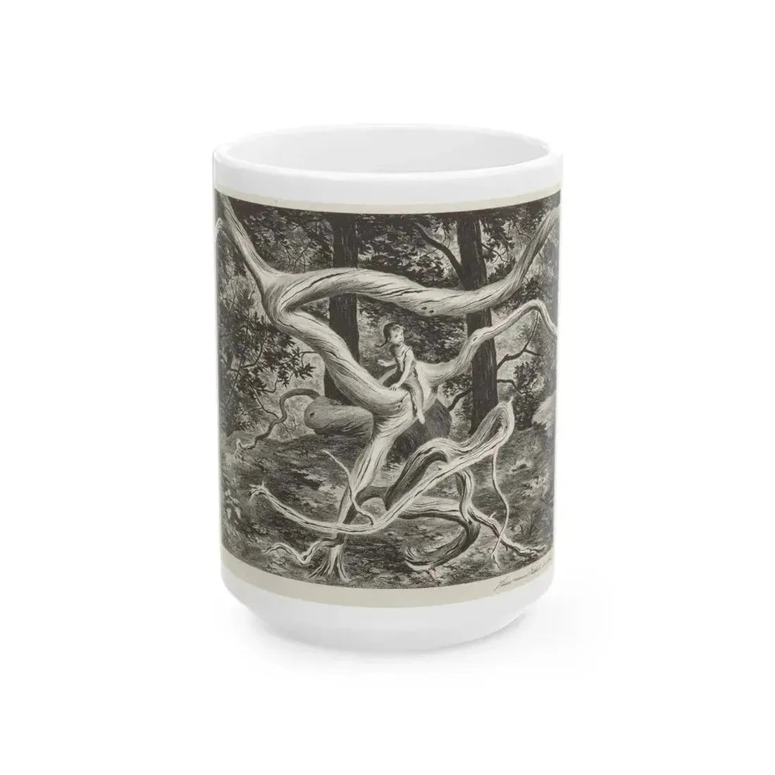Forest Flight, 1938 - White Coffee Mug 15oz - Go Mug Yourself