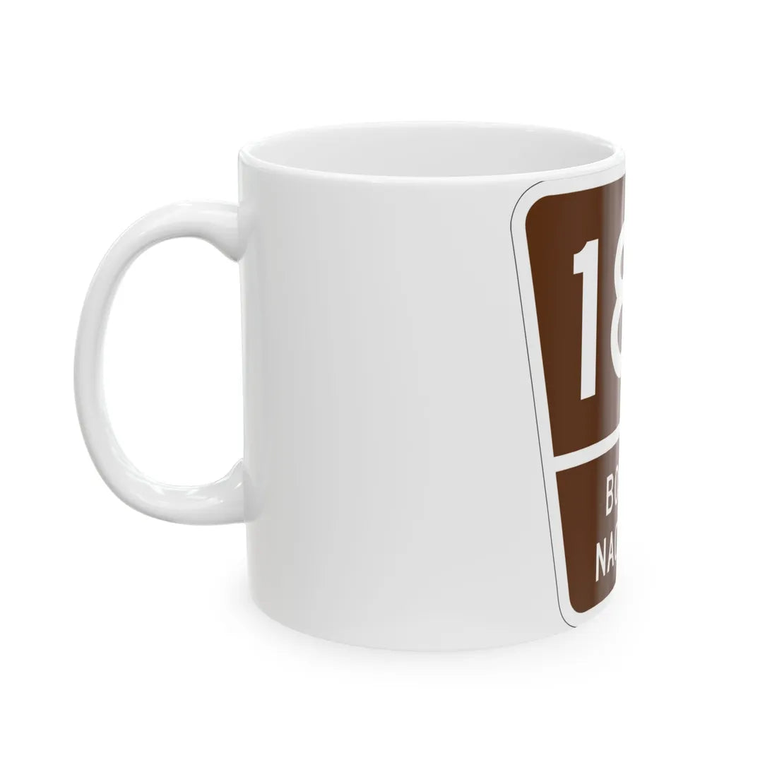 Forest Route 186 Puerto Rico (Puerto Rico) (Road Sign) White Coffee Mug - Go Mug Yourself