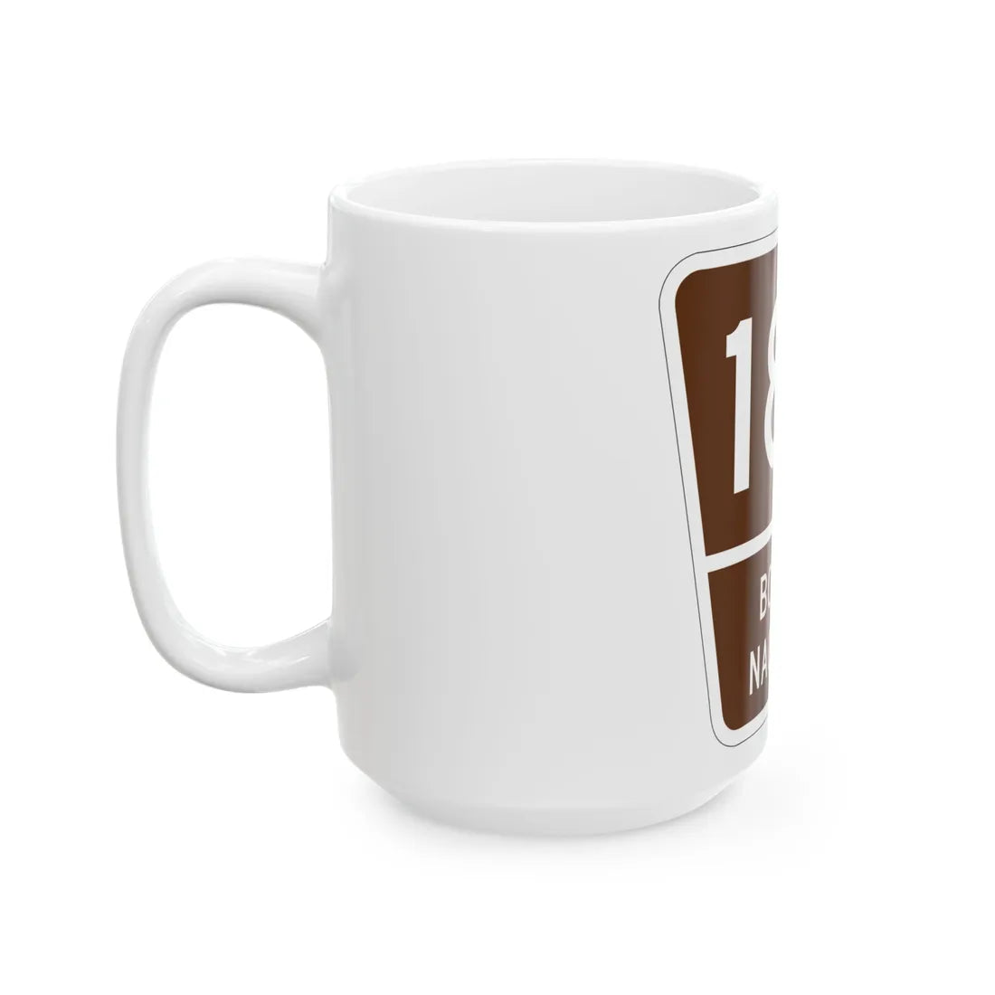 Forest Route 186 Puerto Rico (Puerto Rico) (Road Sign) White Coffee Mug - Go Mug Yourself