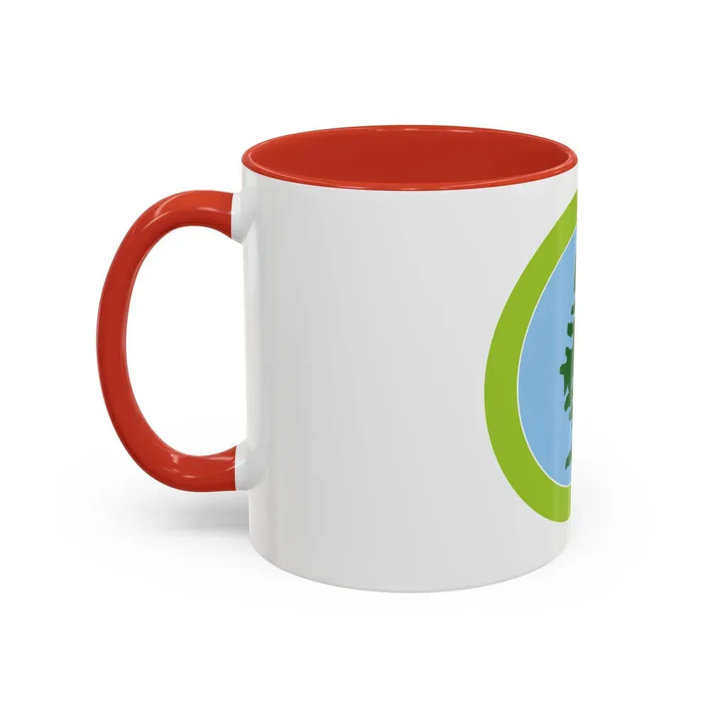 Forestry (Boy Scout Merit Badge) Accent Coffee Mug - Go Mug Yourself
