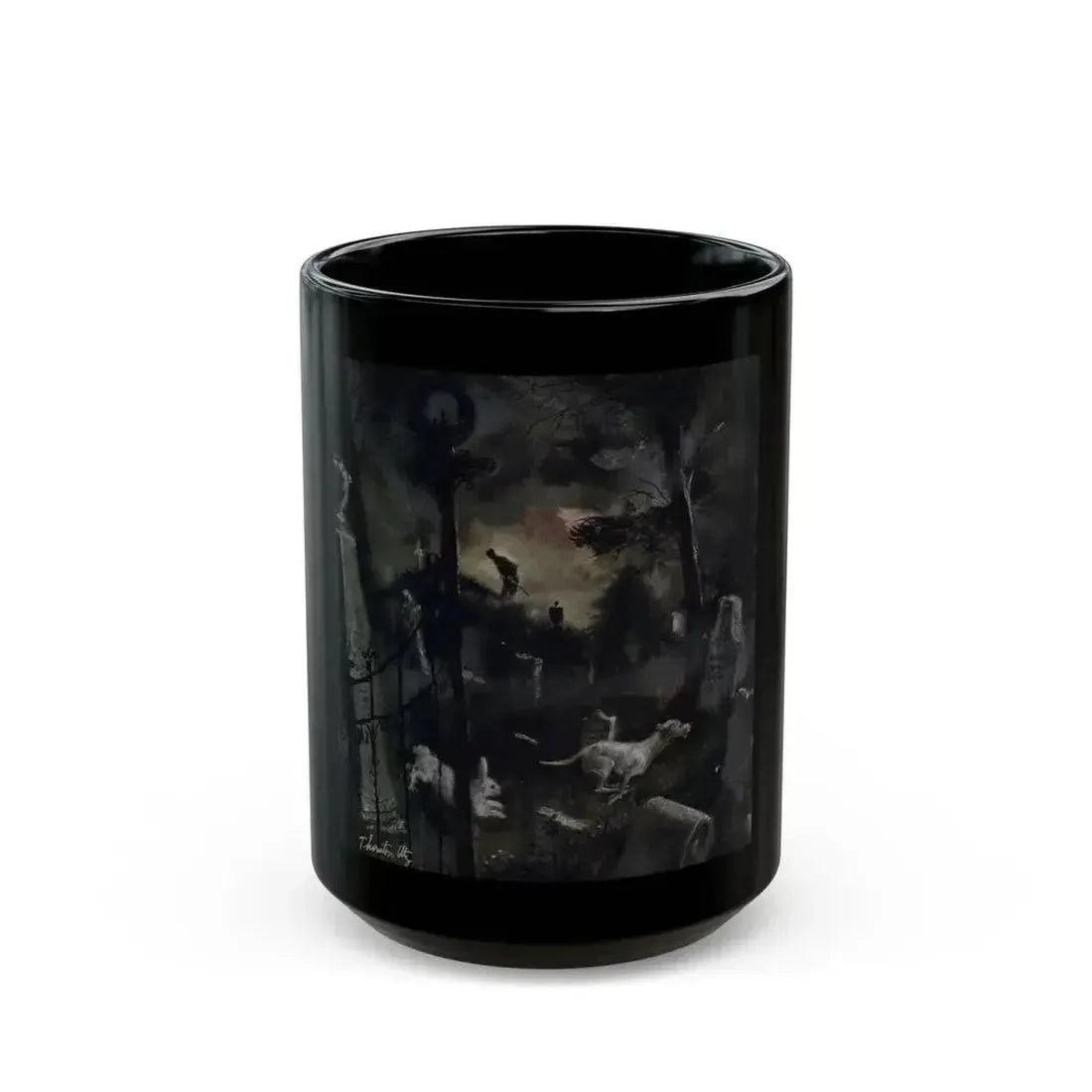 Forever (1), Cosmopolitan, July 1957 - Black Coffee Mug 15oz - Go Mug Yourself