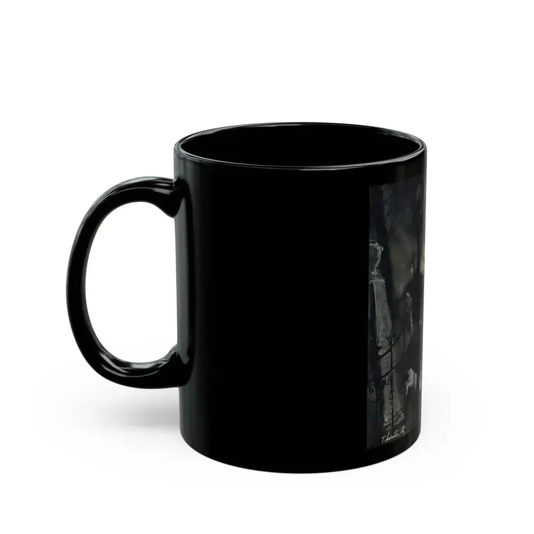 Forever (1), Cosmopolitan, July 1957 - Black Coffee Mug - Go Mug Yourself