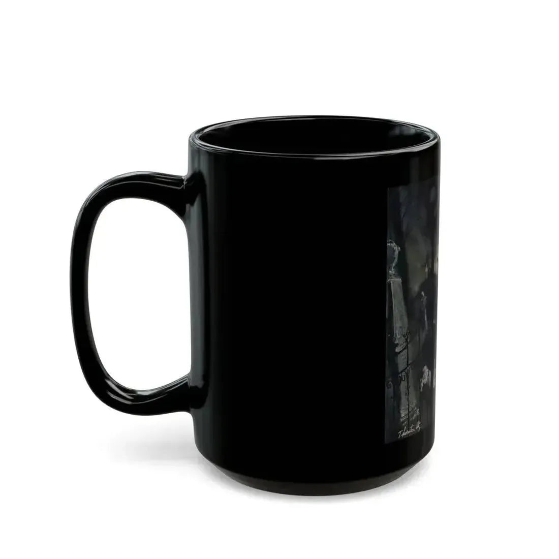 Forever (1), Cosmopolitan, July 1957 - Black Coffee Mug - Go Mug Yourself