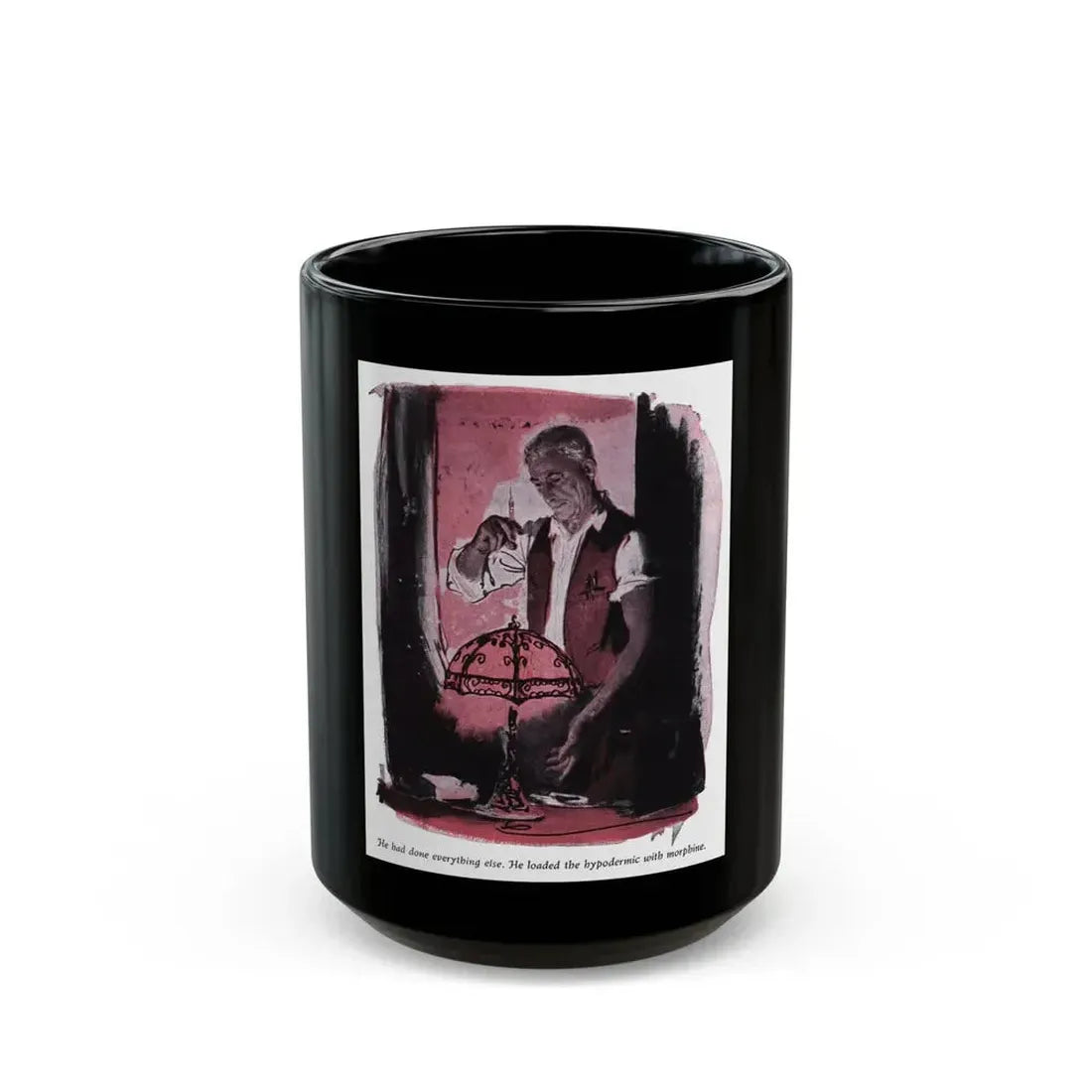 Forever (2), Cosmopolitan, July 1957 - Black Coffee Mug 15oz - Go Mug Yourself