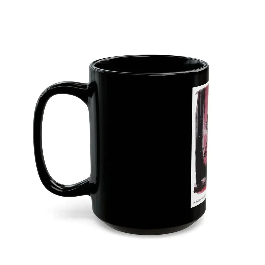 Forever (2), Cosmopolitan, July 1957 - Black Coffee Mug - Go Mug Yourself