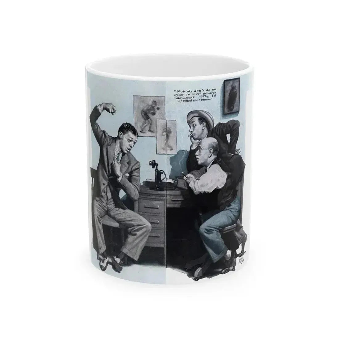 Forgotten Manslaughter (1), Redbook, December 1933 - White Coffee Mug 11oz - Go Mug Yourself