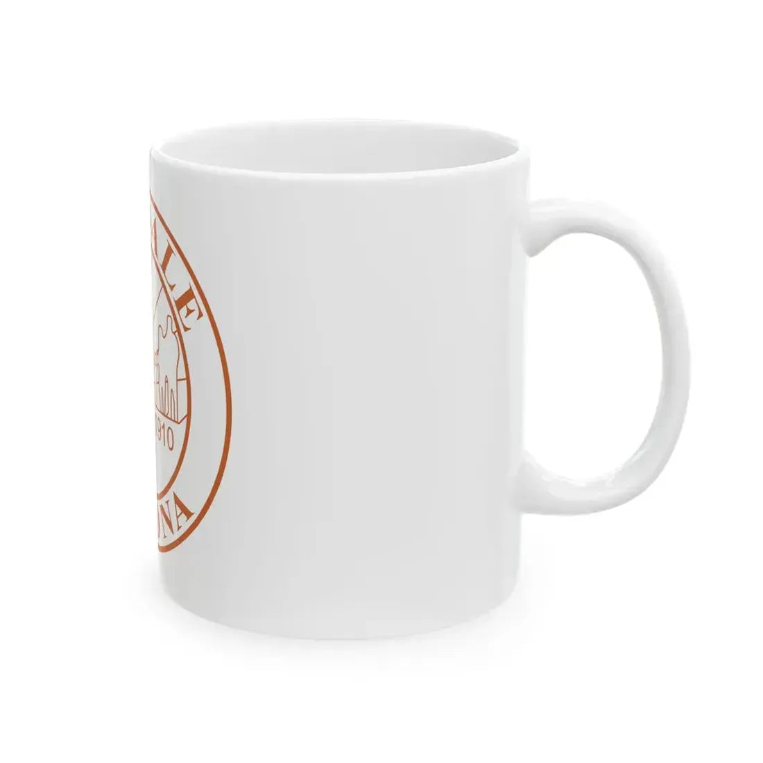 Former flag of Glendale Arizona (United States) White Coffee Mug - Go Mug Yourself