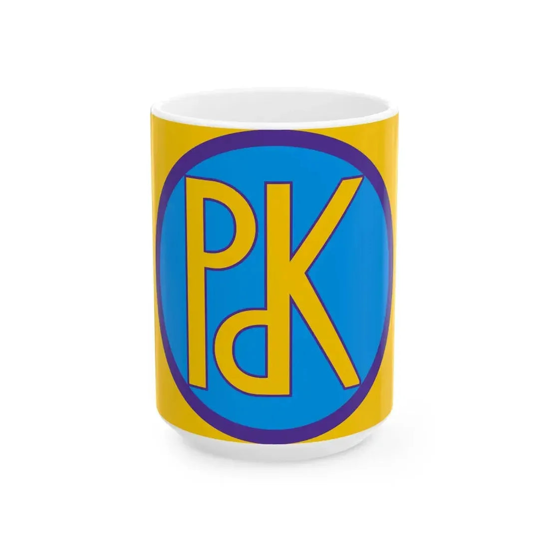 Former Flag of KDP (Iraq) White Coffee Mug 15oz - Go Mug Yourself