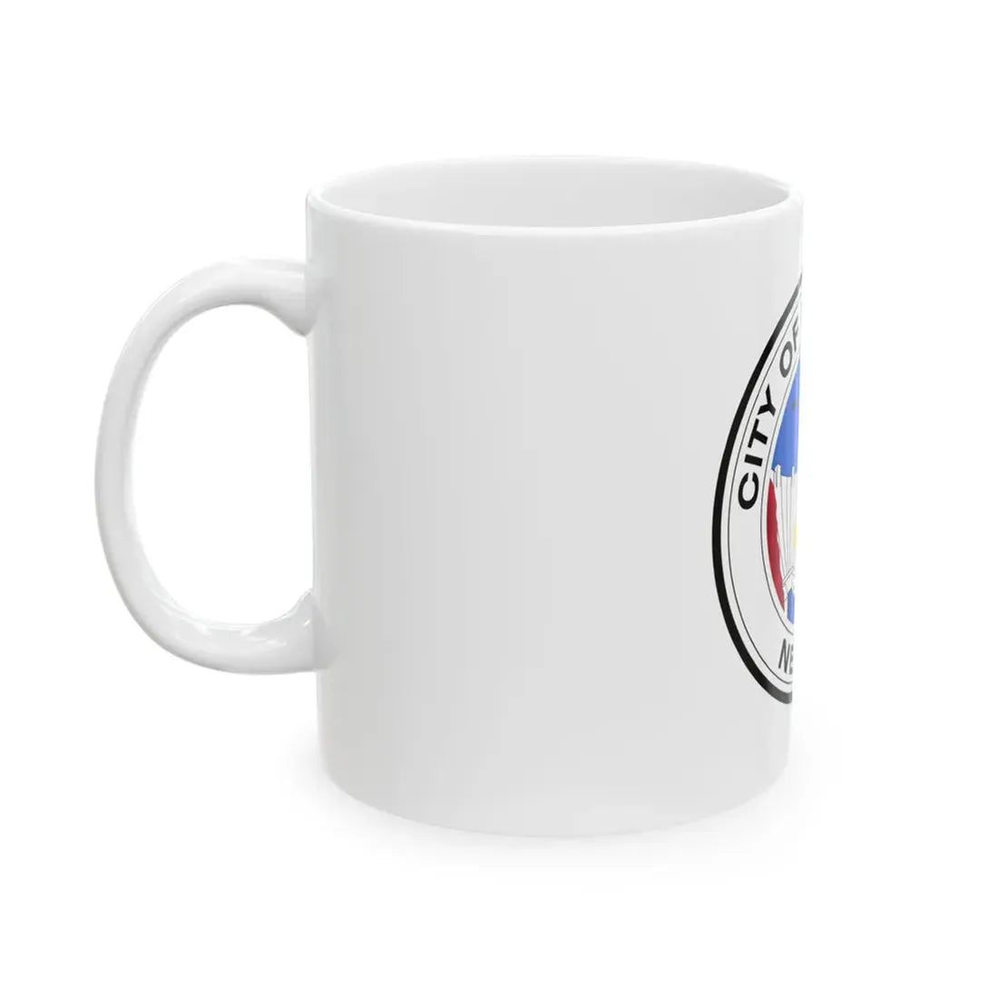 Former flag of Las Vegas Nevada 1968 (United States) White Coffee Mug - Go Mug Yourself
