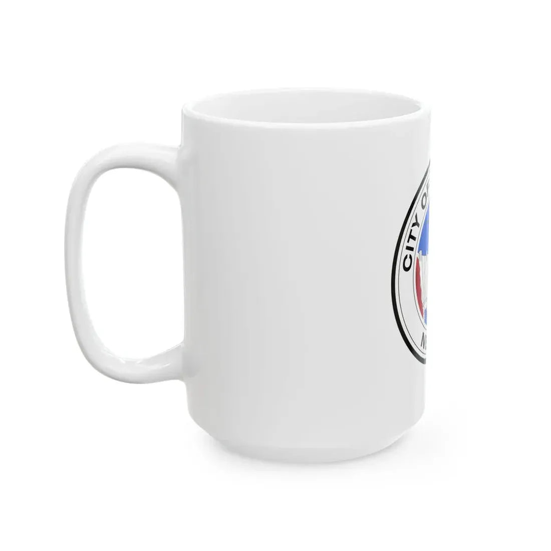 Former flag of Las Vegas Nevada 1968 (United States) White Coffee Mug - Go Mug Yourself