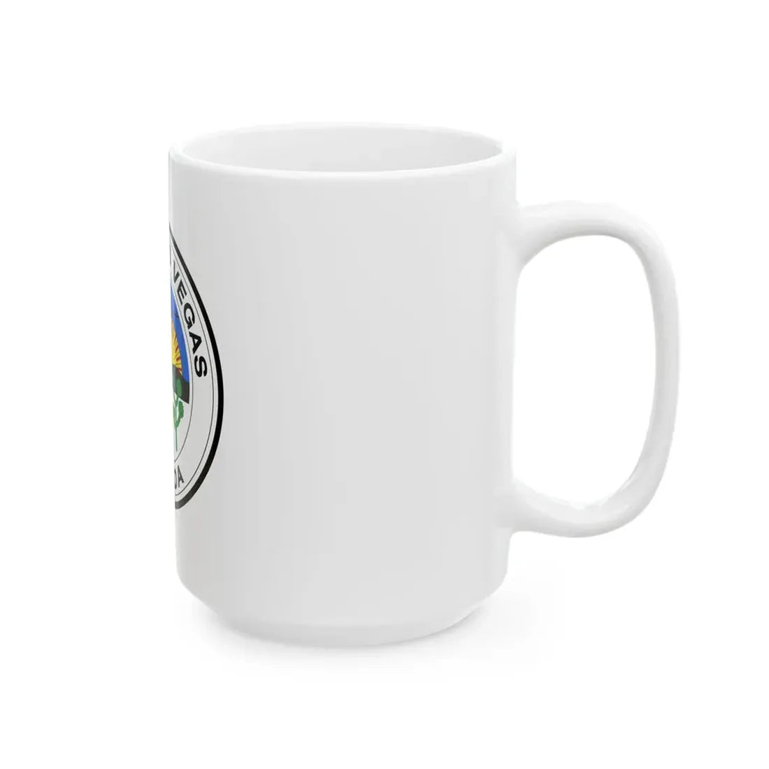 Former flag of Las Vegas Nevada 1968 (United States) White Coffee Mug - Go Mug Yourself
