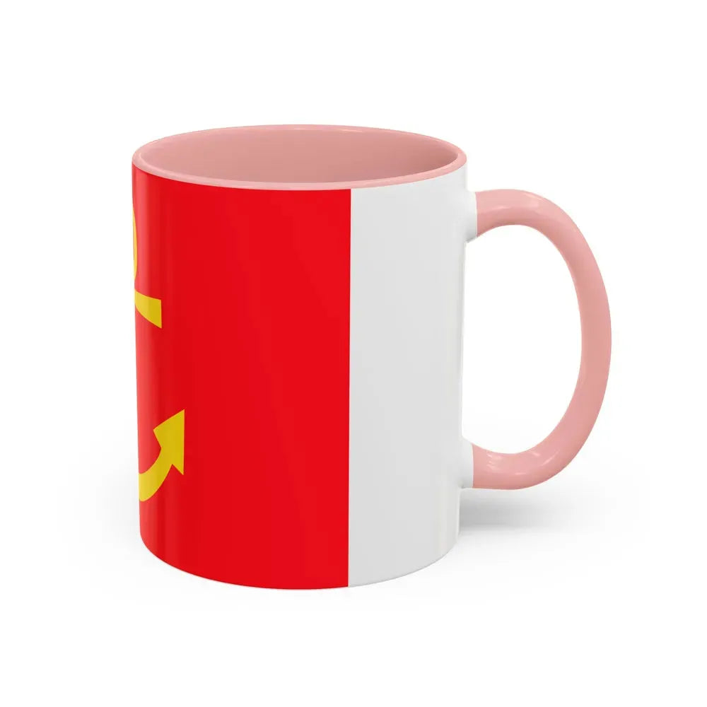Former flag of Narvik Nordland Norway - Accent Coffee Mug - Go Mug Yourself