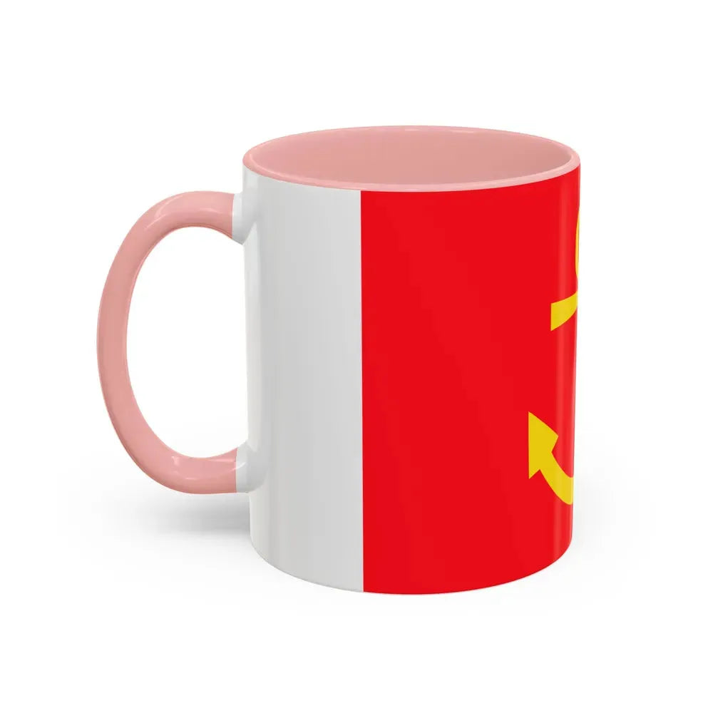 Former flag of Narvik Nordland Norway - Accent Coffee Mug - Go Mug Yourself