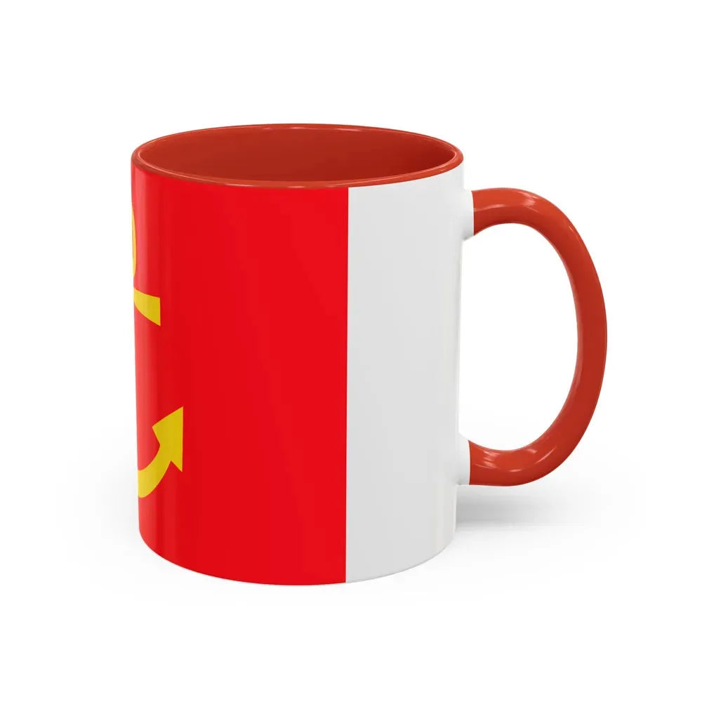 Former flag of Narvik Nordland Norway - Accent Coffee Mug - Go Mug Yourself