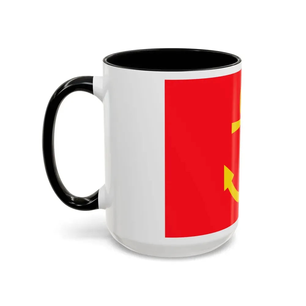 Former flag of Narvik Nordland Norway - Accent Coffee Mug - Go Mug Yourself