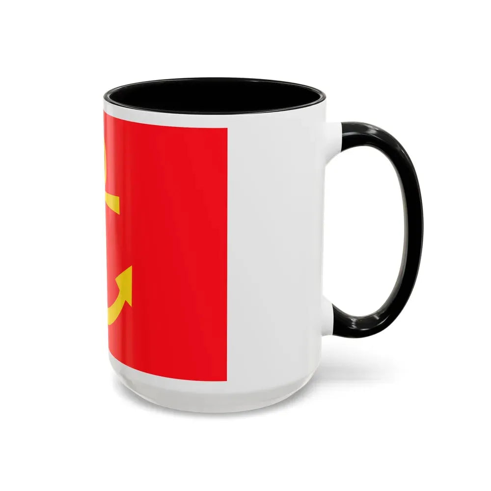 Former flag of Narvik Nordland Norway - Accent Coffee Mug - Go Mug Yourself