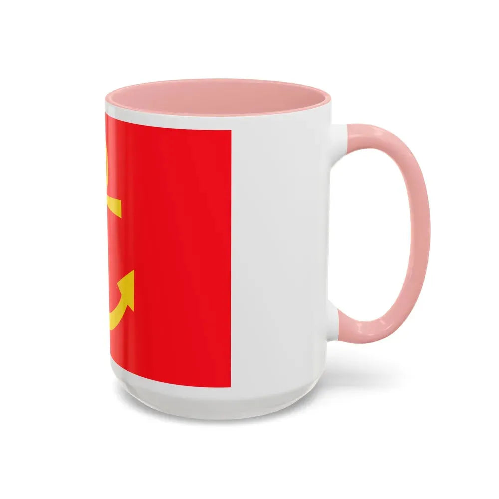 Former flag of Narvik Nordland Norway - Accent Coffee Mug - Go Mug Yourself