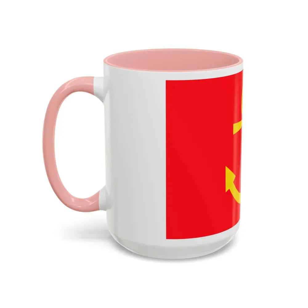Former flag of Narvik Nordland Norway - Accent Coffee Mug - Go Mug Yourself