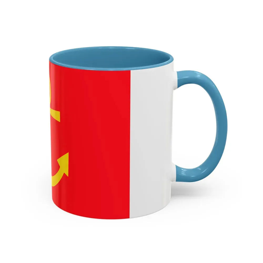 Former flag of Narvik Nordland Norway - Accent Coffee Mug - Go Mug Yourself