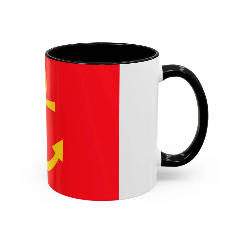 Former flag of Narvik Nordland Norway - Accent Coffee Mug - Go Mug Yourself