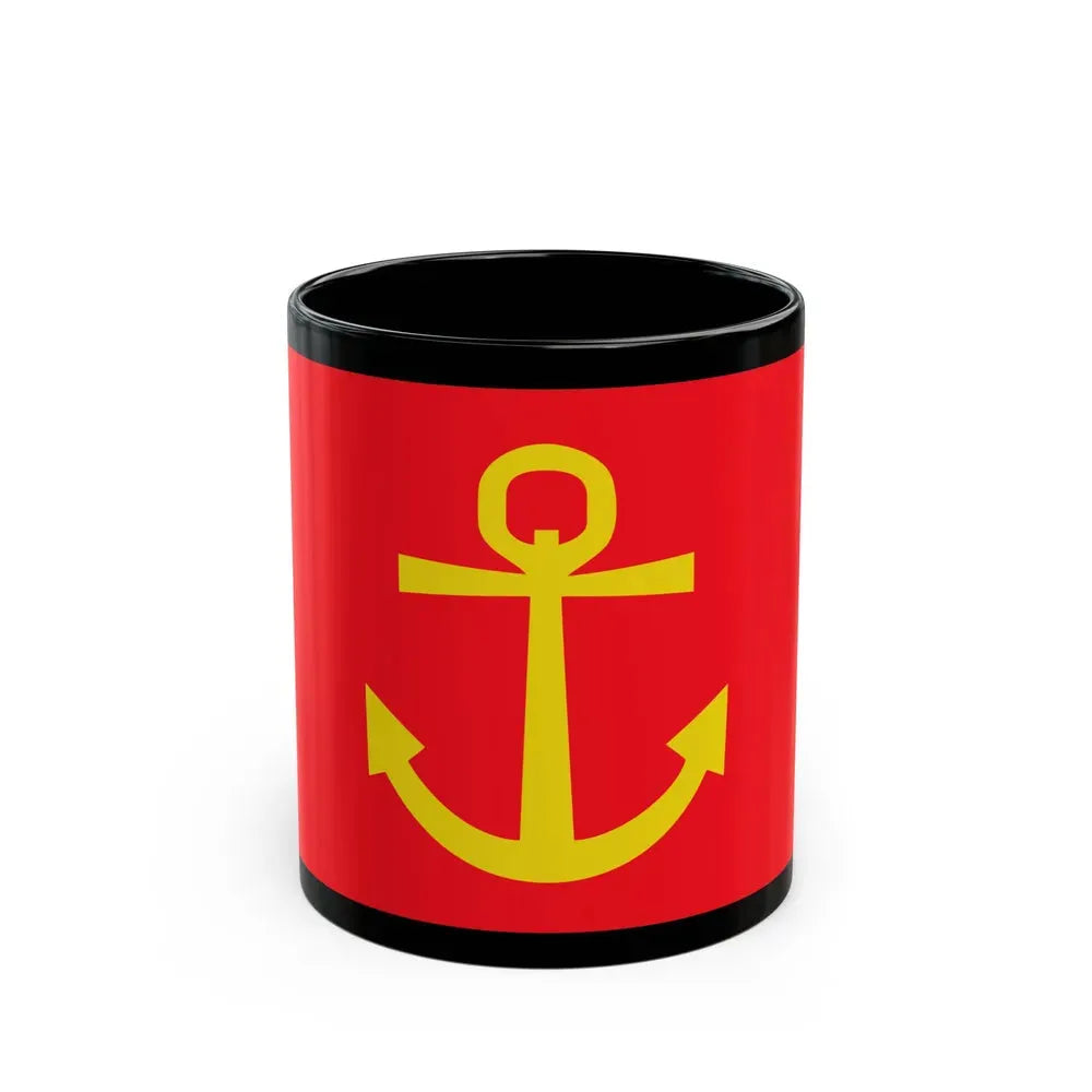 Former flag of Narvik Nordland Norway - Black Coffee Mug 11oz - Go Mug Yourself