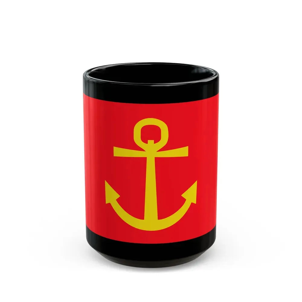 Former flag of Narvik Nordland Norway - Black Coffee Mug 15oz - Go Mug Yourself