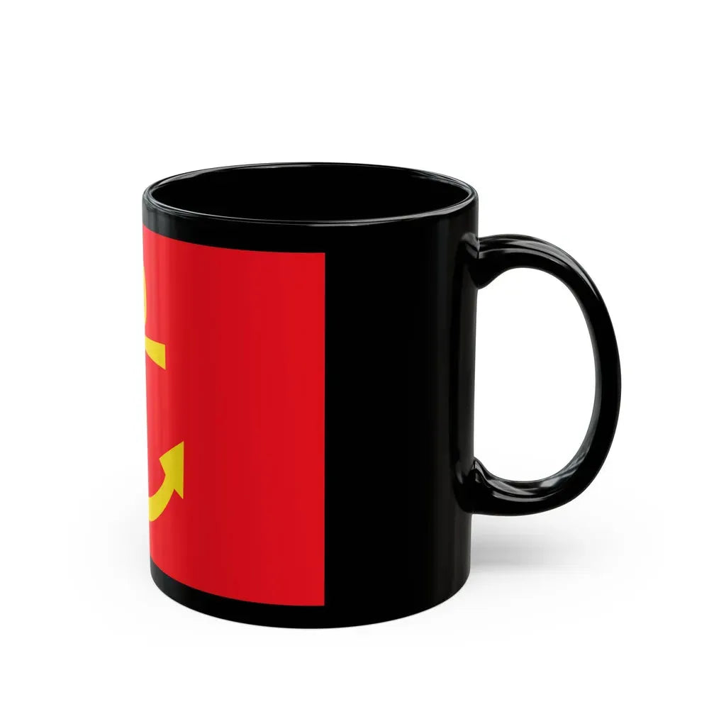 Former flag of Narvik Nordland Norway - Black Coffee Mug - Go Mug Yourself