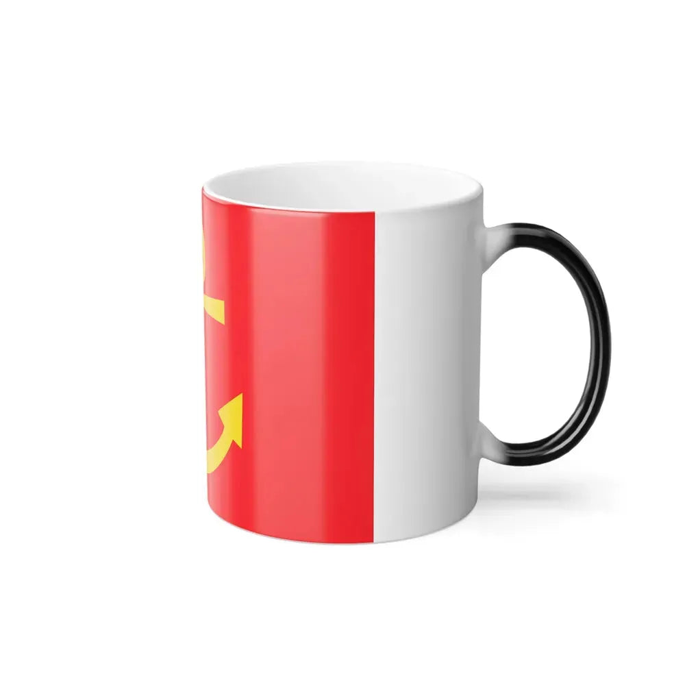 Former flag of Narvik Nordland Norway - Color Changing Coffee Mug - Go Mug Yourself