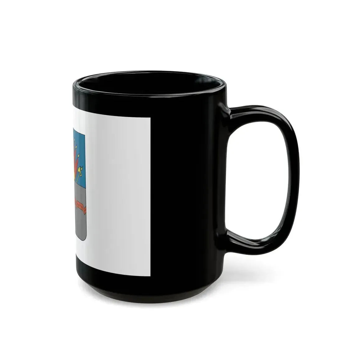 Former Flag of Omsk Russia - Black Coffee Mug - Go Mug Yourself