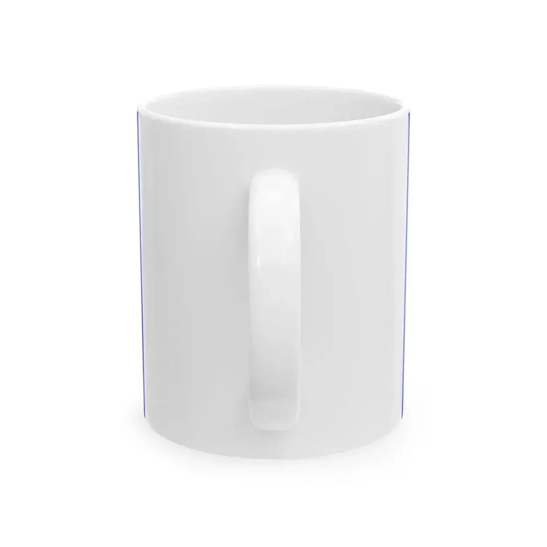 Former flag of Tempe Arizona blue variant (United States) White Coffee Mug - Go Mug Yourself