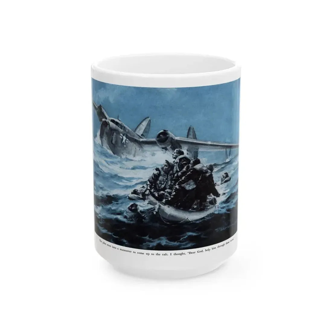 Formosa Escape, True magazine, May 1955 - White Coffee Mug 15oz - Go Mug Yourself