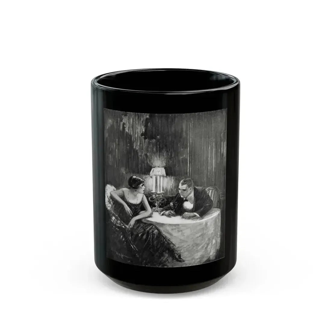 Forsythe's Folly (1), McCalls magazine, November 1923 - Black Coffee Mug 15oz - Go Mug Yourself