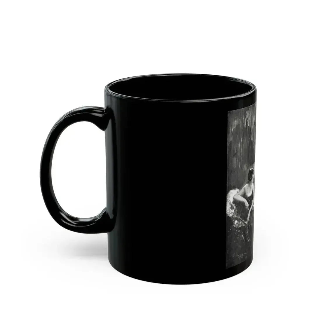 Forsythe's Folly (1), McCalls magazine, November 1923 - Black Coffee Mug - Go Mug Yourself